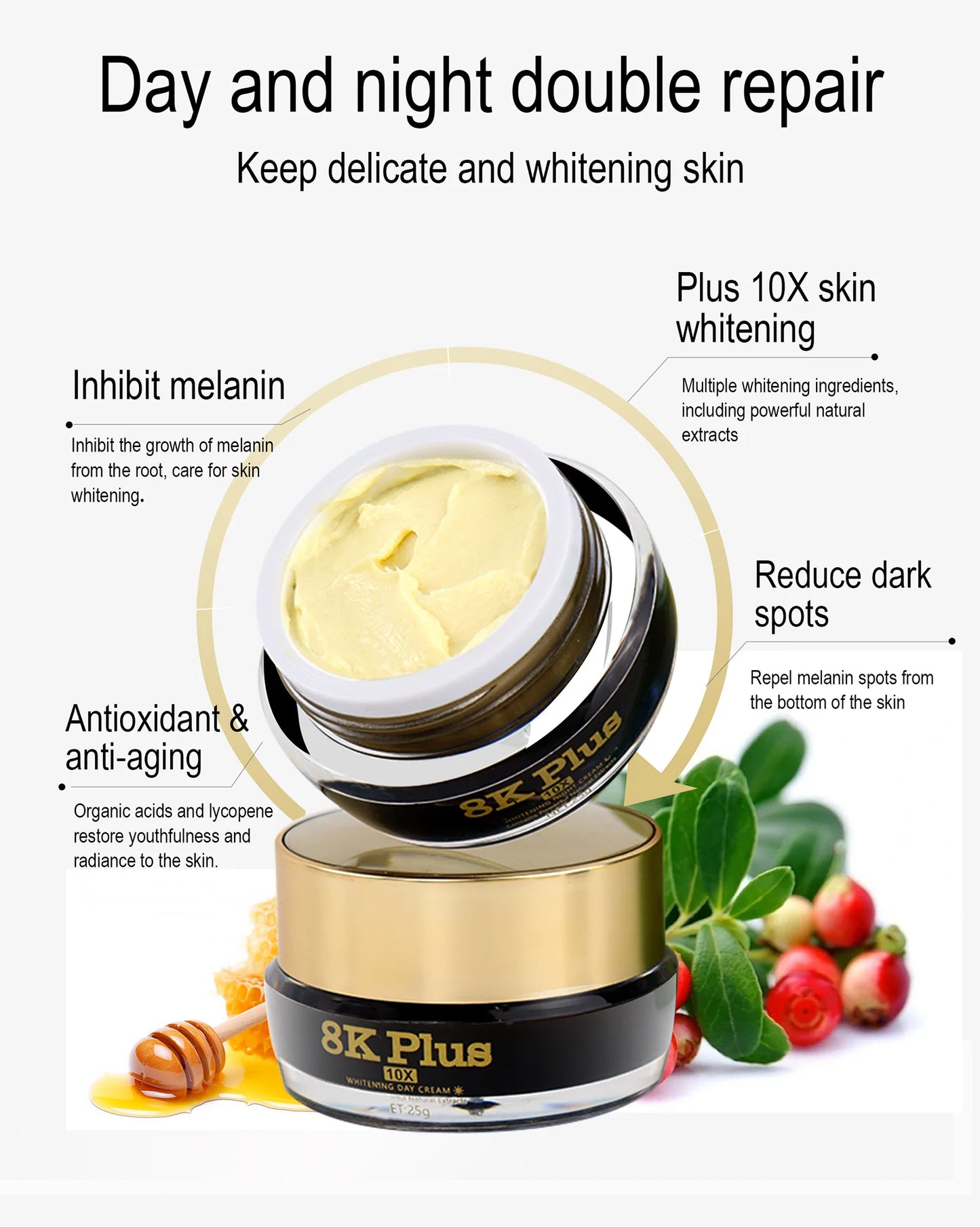 AILKE Lightening Face Cream – Dark Spot & Melanin Care