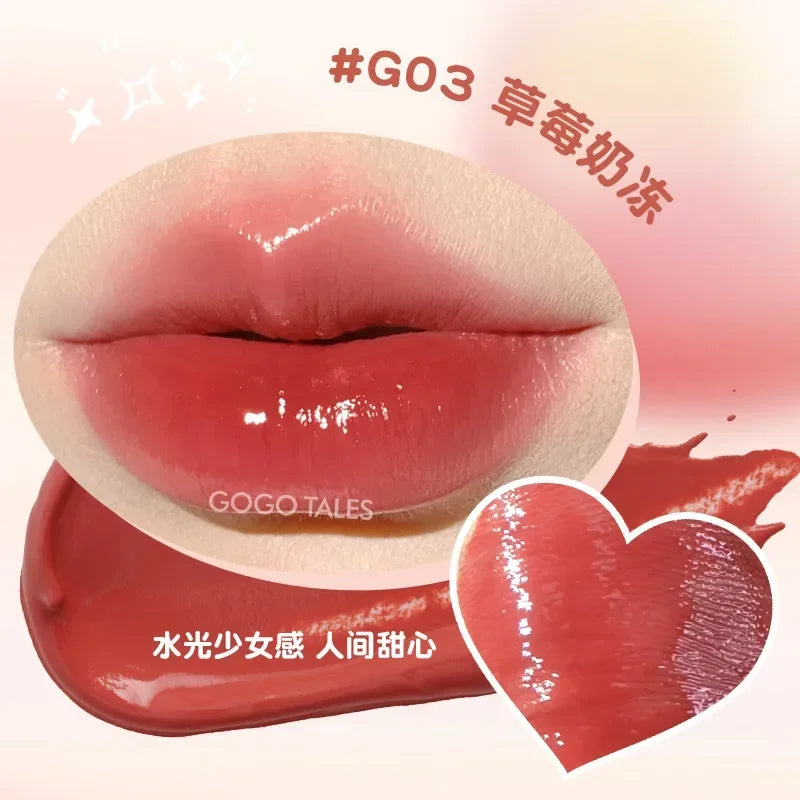 Gogotales Jelly Lip Gloss – Transparent Water Shine