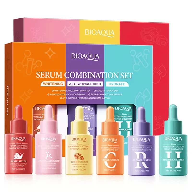 BIOAQUA Serum Set – Vitamin C, Retinol & Hyaluronic