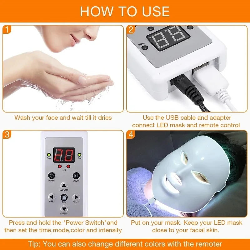 LED Photon Mask Remote Control
