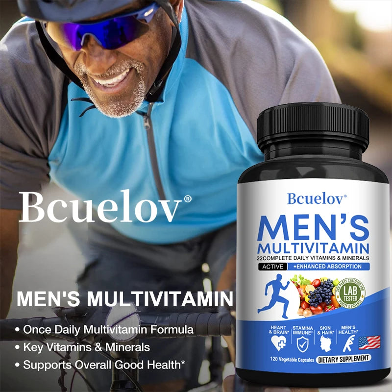 Men’s Multivitamin – Vitamins A, C, D, E & Zinc (120 Ct)