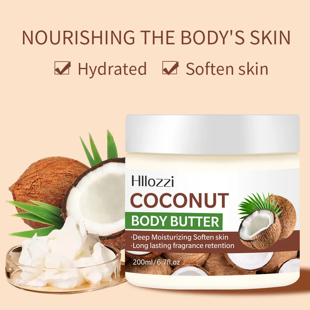 Coconut Mango Body Butter – Moisturizing & Repair Cream (200ml)