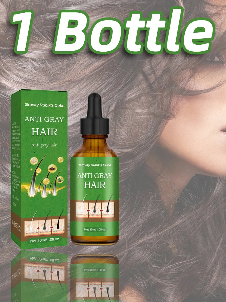 Anti-Grey Hair Cream – Natural Black Color Restorer
