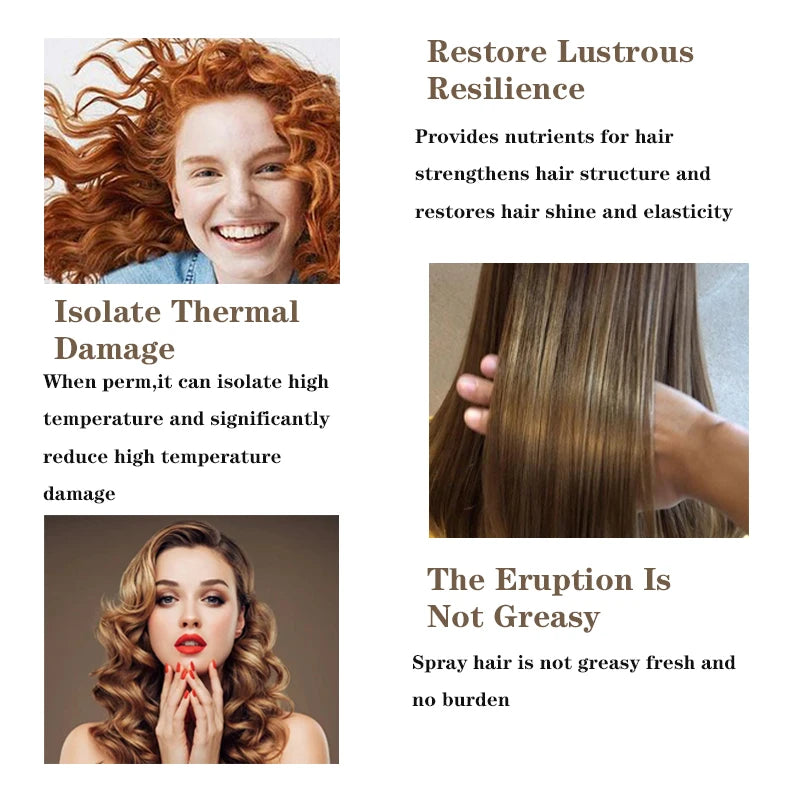 Heat Protectant Spray – Anti-Frizz Thermal Hair Shield