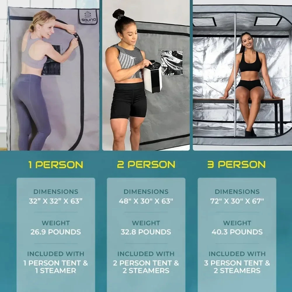 Infrared Sauna Tent (3-Person) – Relaxation & Skin Health Therapy