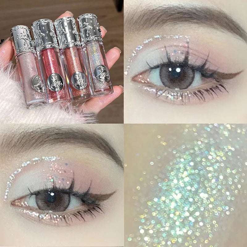 5 Colors Glitter Liquid Eyeshadow – Waterproof Shine