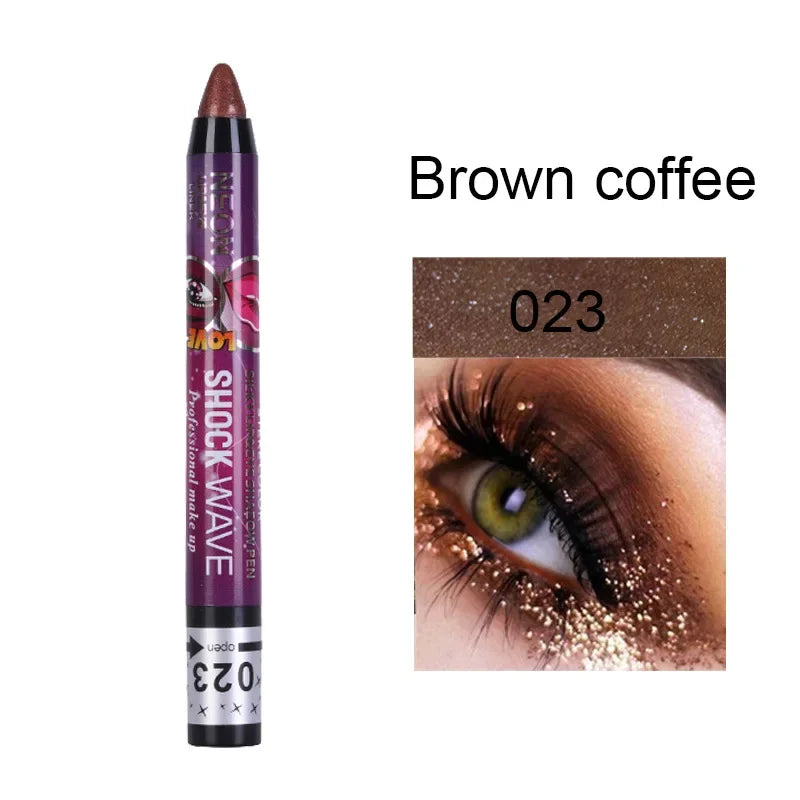 2-in-1 Eyeshadow & Lipstick Stick – Glitter & Matte