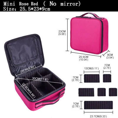 Large Cosmetic Makeup Bag – Travel Storage Case