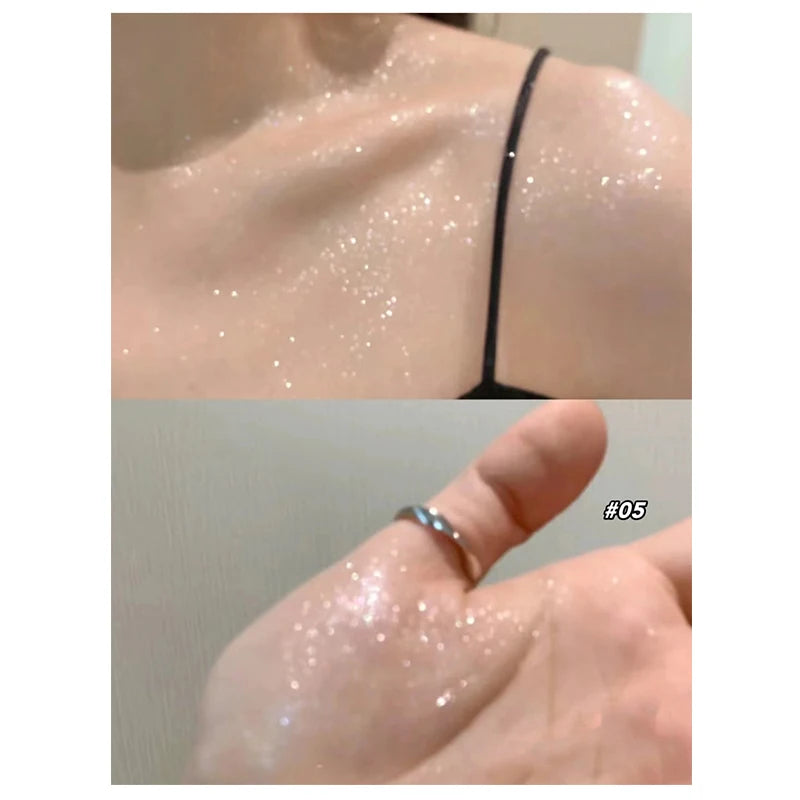 5 Colors Glitter Liquid Eyeshadow – Waterproof Shine