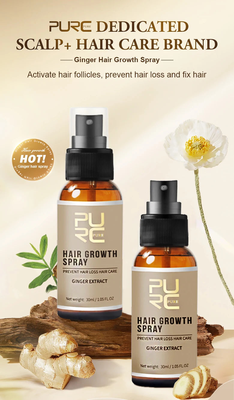 Ginger Hair Spray – Strengthening & Repairing Serum