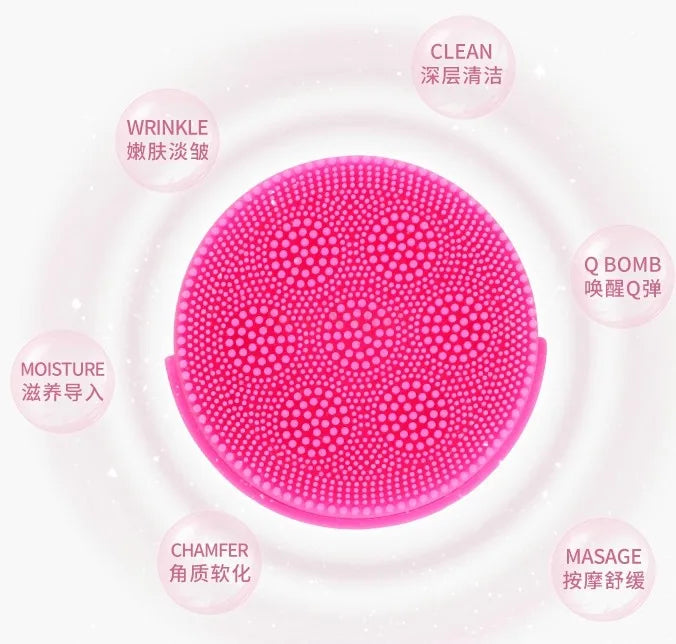 Electric Facial Cleanser – Rechargeable Silicone Pore Cleaner