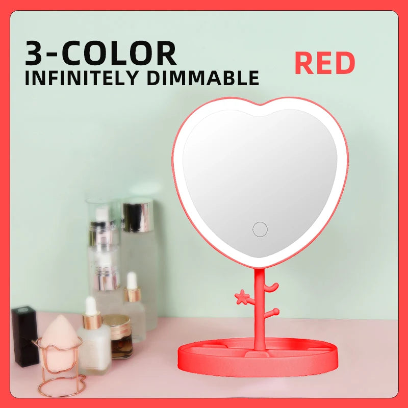 Portable LED Makeup Mirror Compact