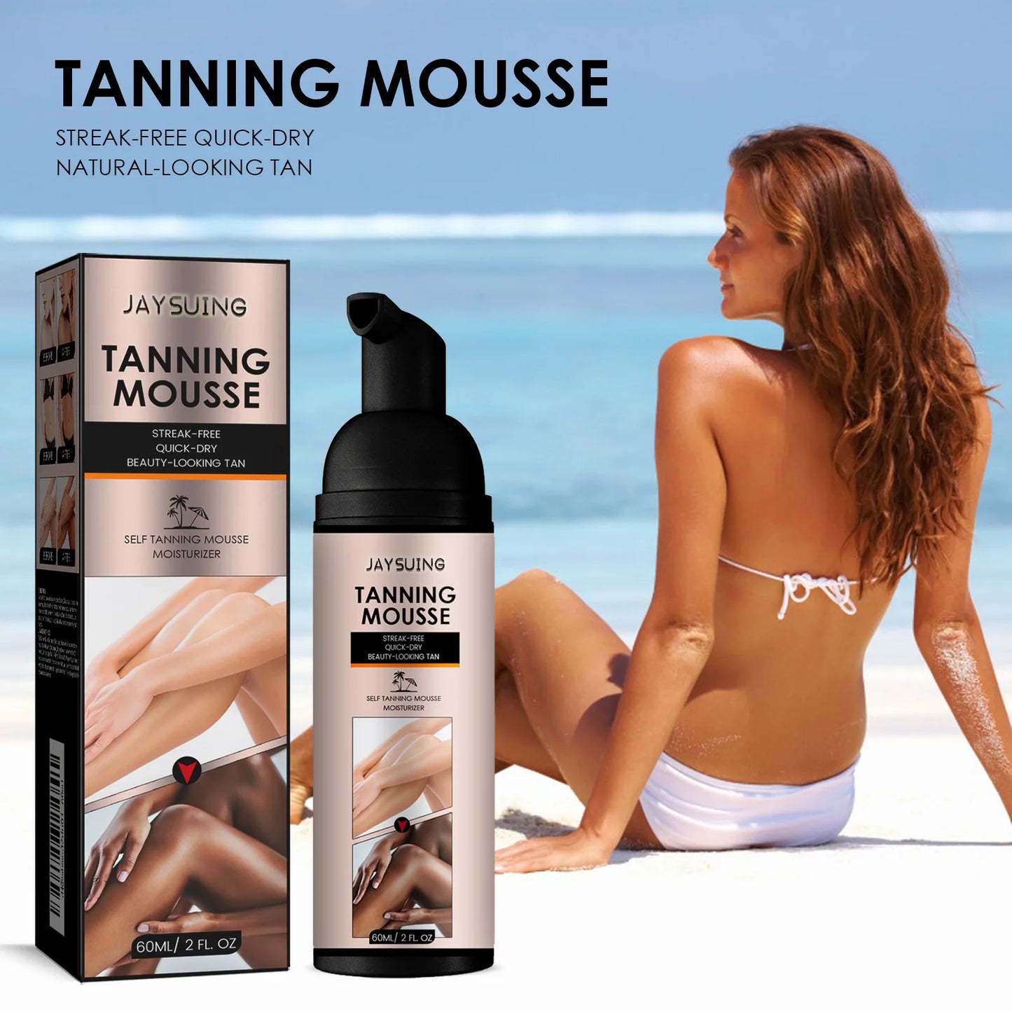 Self-Tanning Cream – Sunless Bronzing Body Mousse