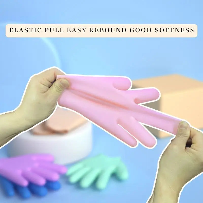Anti-Slip Silicone Moisturizing Gloves – Repair Dry Hands