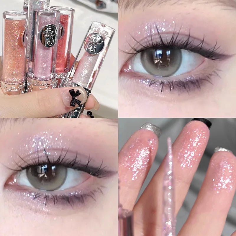 5 Colors Glitter Liquid Eyeshadow – Waterproof Shine