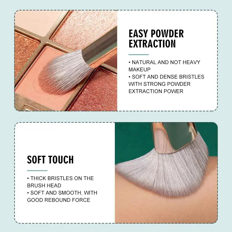 Soft Fluffy Makeup Brushes – Powder, Blush & Eyeshadow Tools
