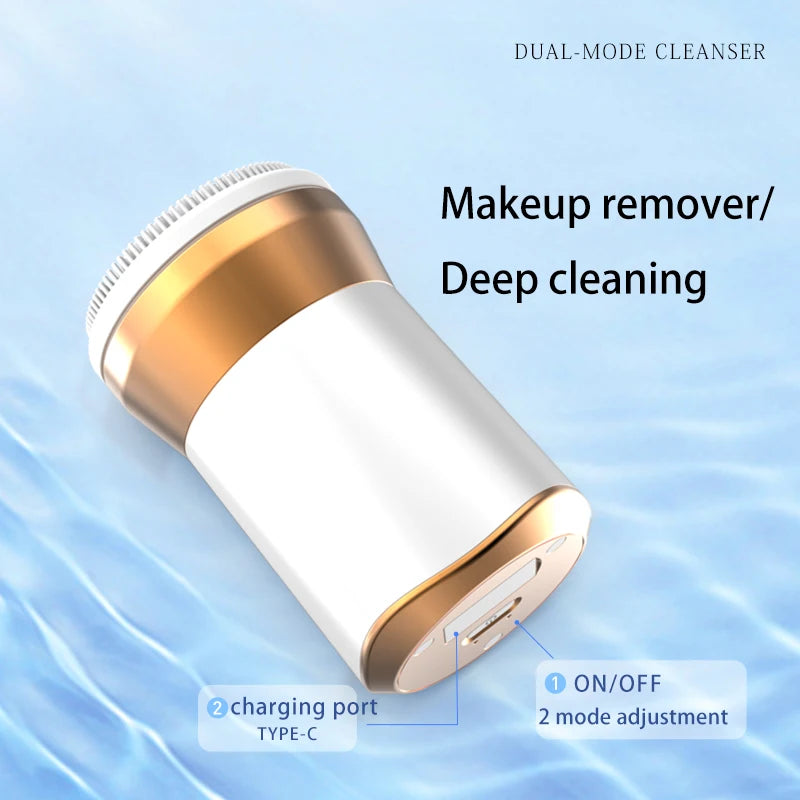 Rechargeable Electric Facial Cleanser – Multi-Brush Tool