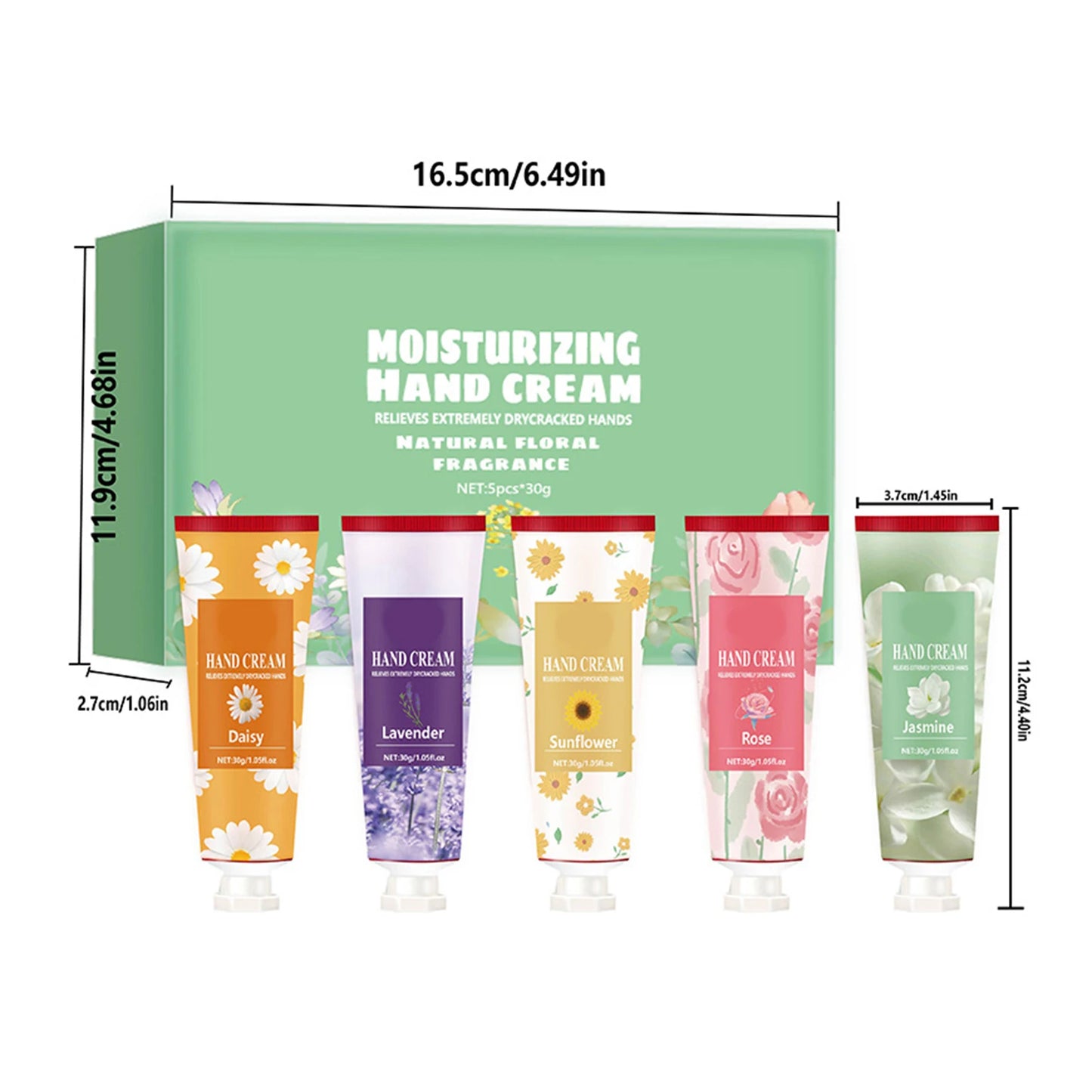5PCS Hand Cream Travel Set – Shea Butter & Vitamin E
