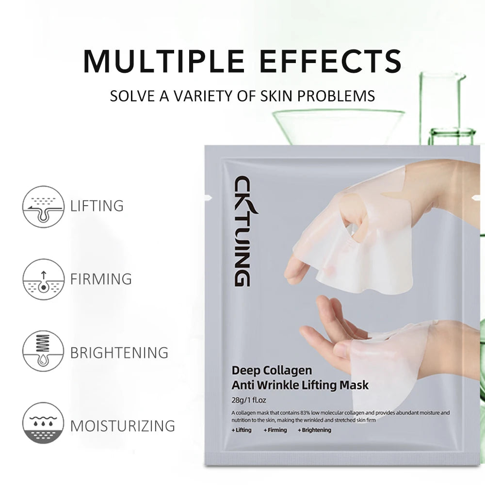 Collagen Face Masks 5PCS – Hydrating & Brightening