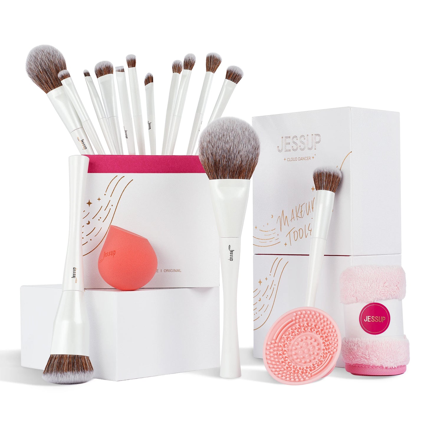 Jessup Makeup Brush Set – Professional Gift Kit