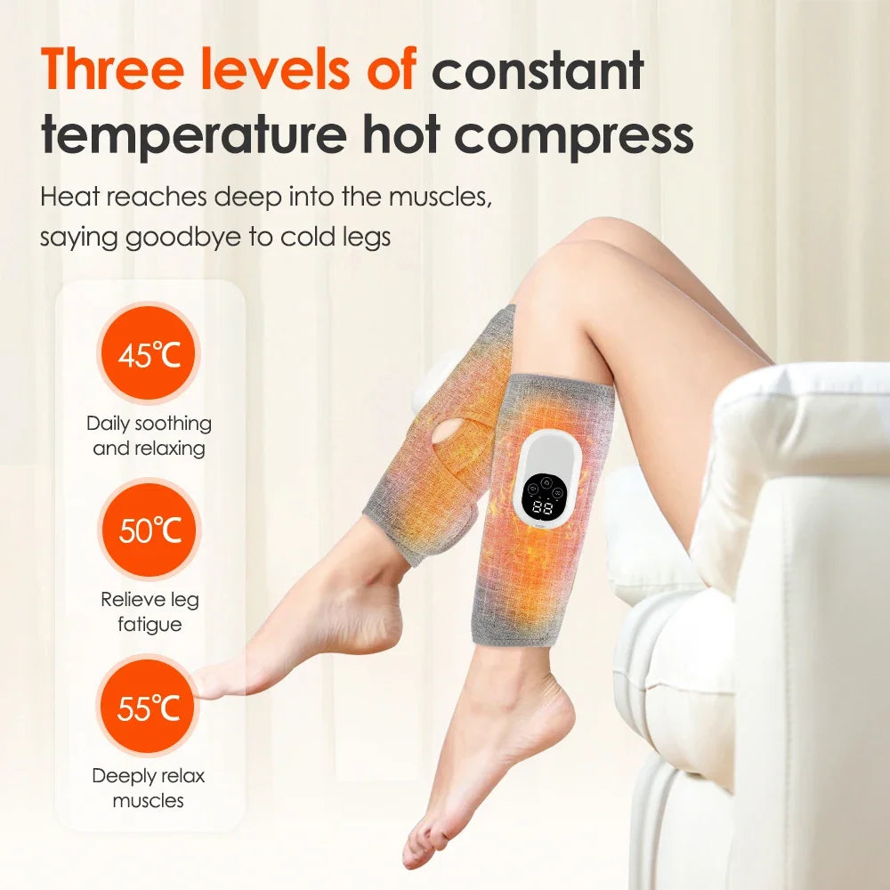 JYouCare 360° Air Pressure Leg Massager – Heat Compression & Circulation