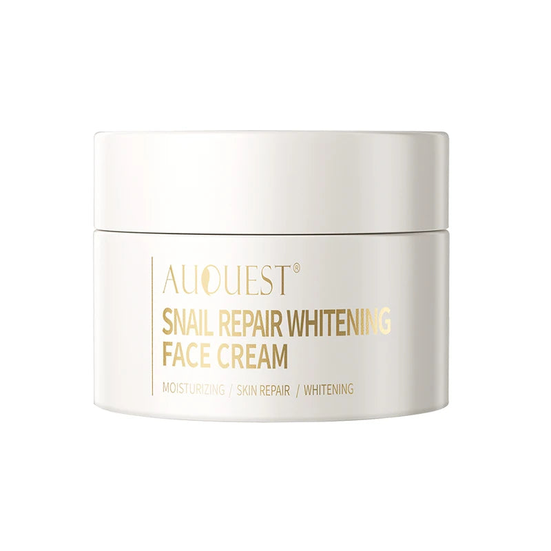 AUQUEST Snail Collagen Face Cream Whitening Moisturizing Anti Aging Facial Cream Skin Care Products