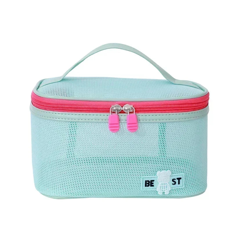2025 Women’s Makeup Bag – Travel Cosmetic & Brush Organizer