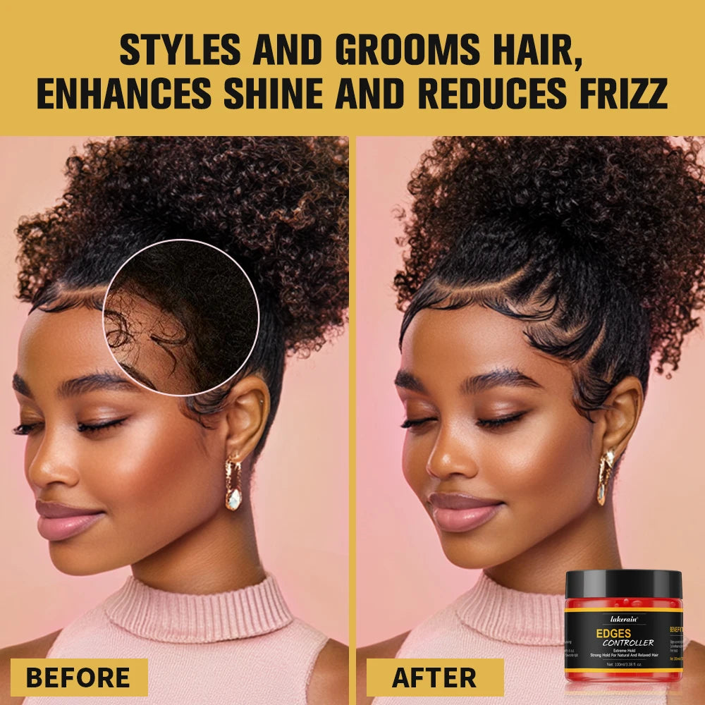 Edge Control Wax – Strong Hold Anti-Frizz Hair Gel