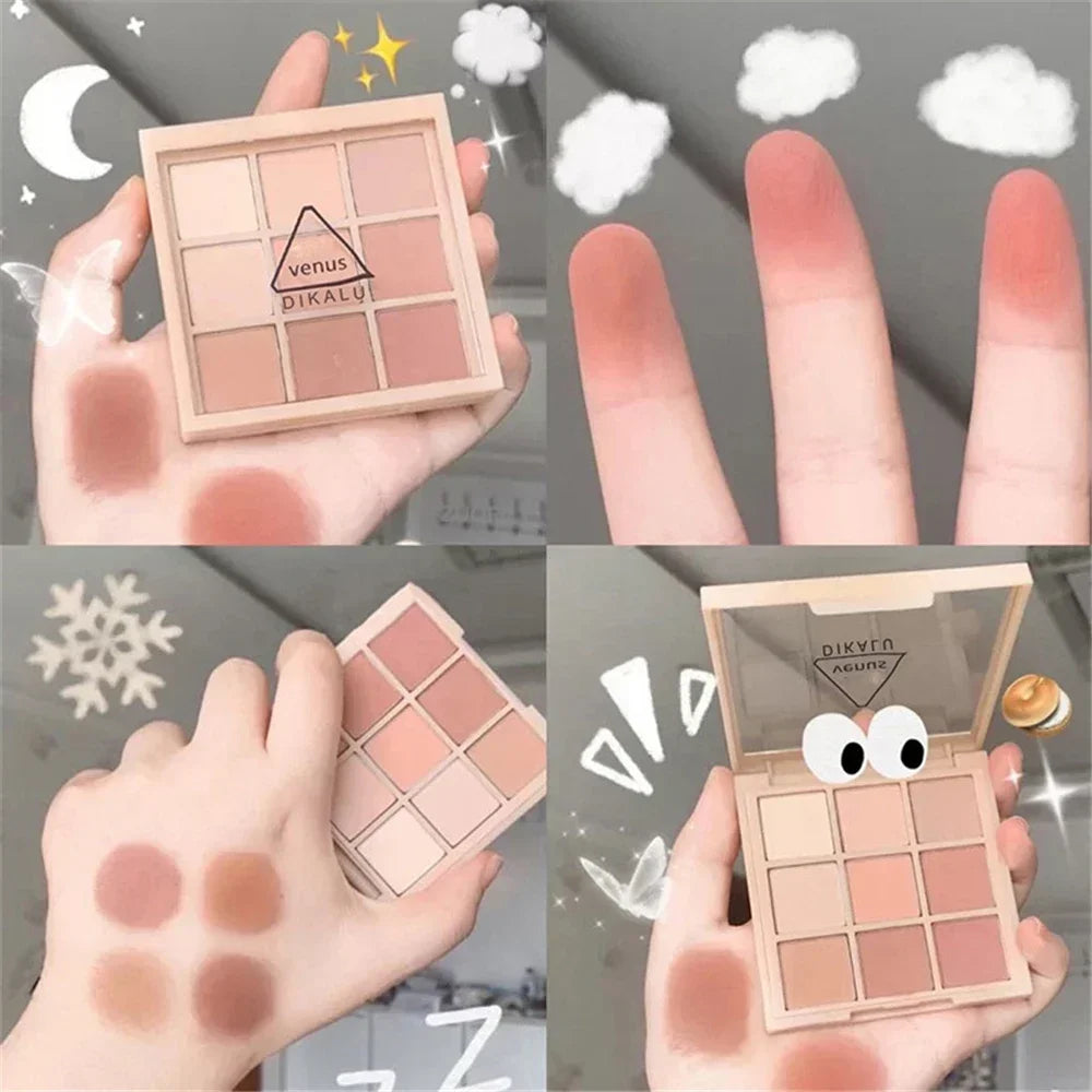 Knitted Eyeshadow Palette – Glitter & Matte