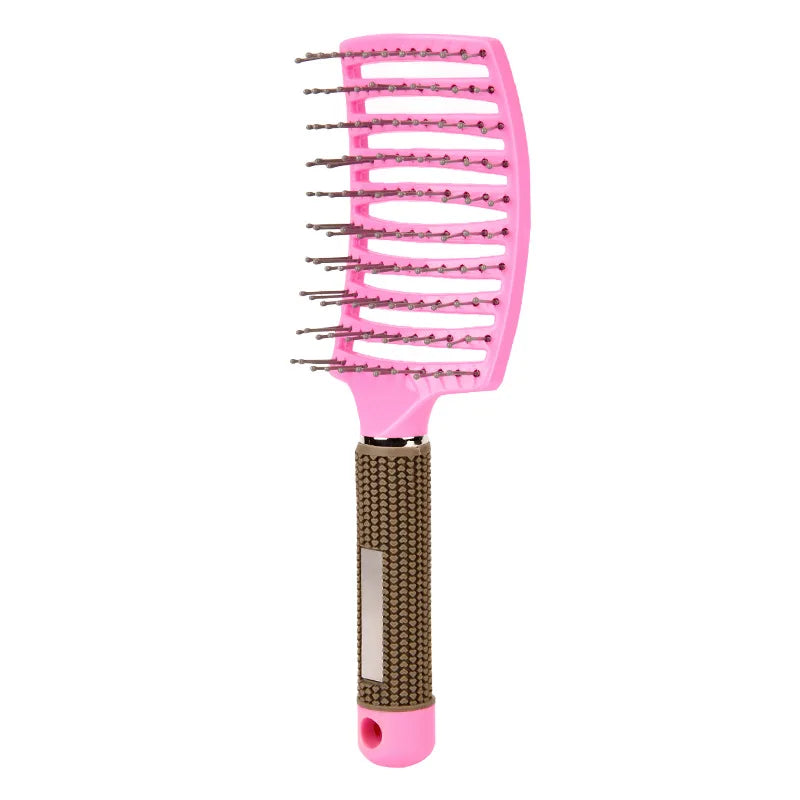 Flexible Wet & Dry Hair Brush – Soft Pin Detangling Comb