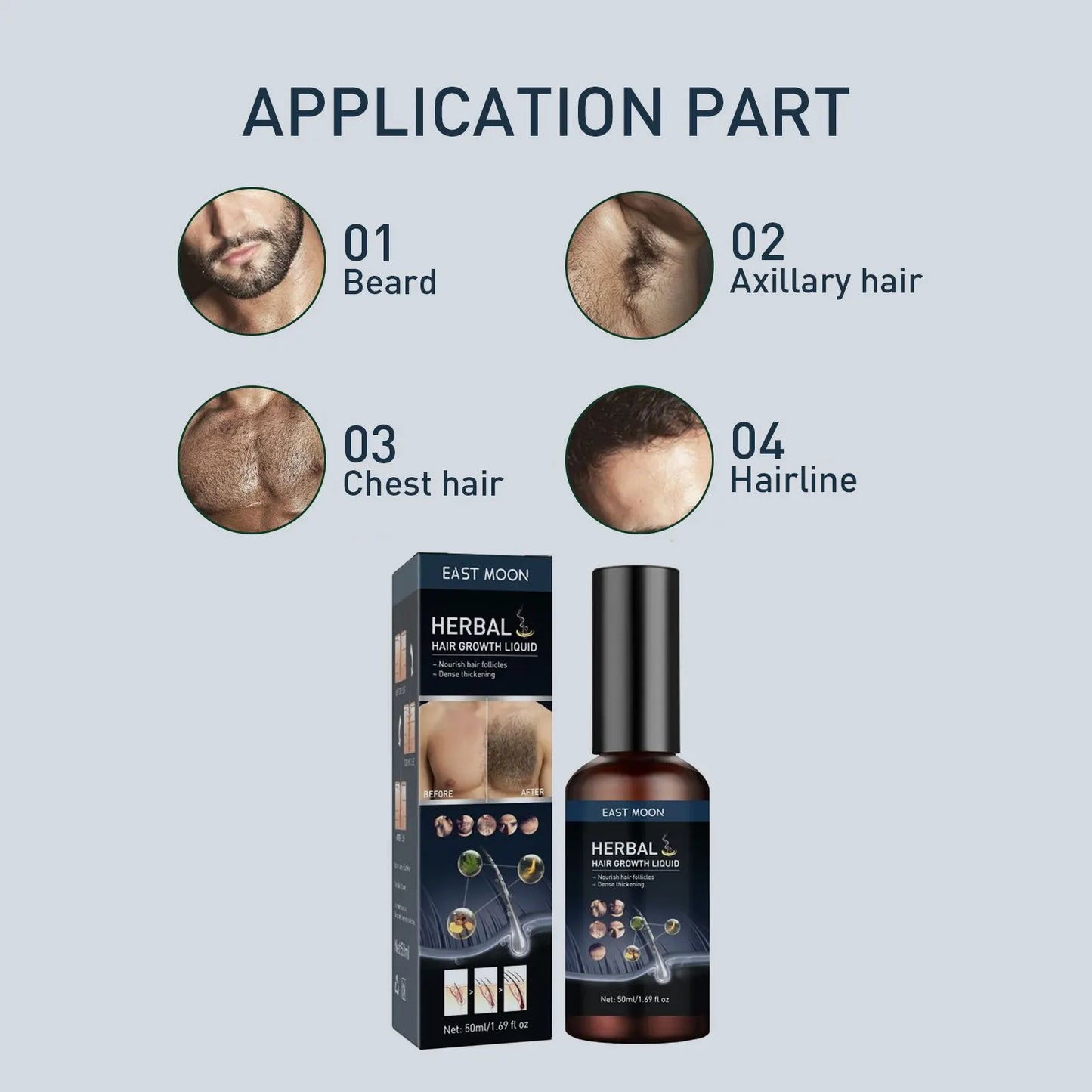 Hair Growth Oil – Beard & Baldness Treatment Serum