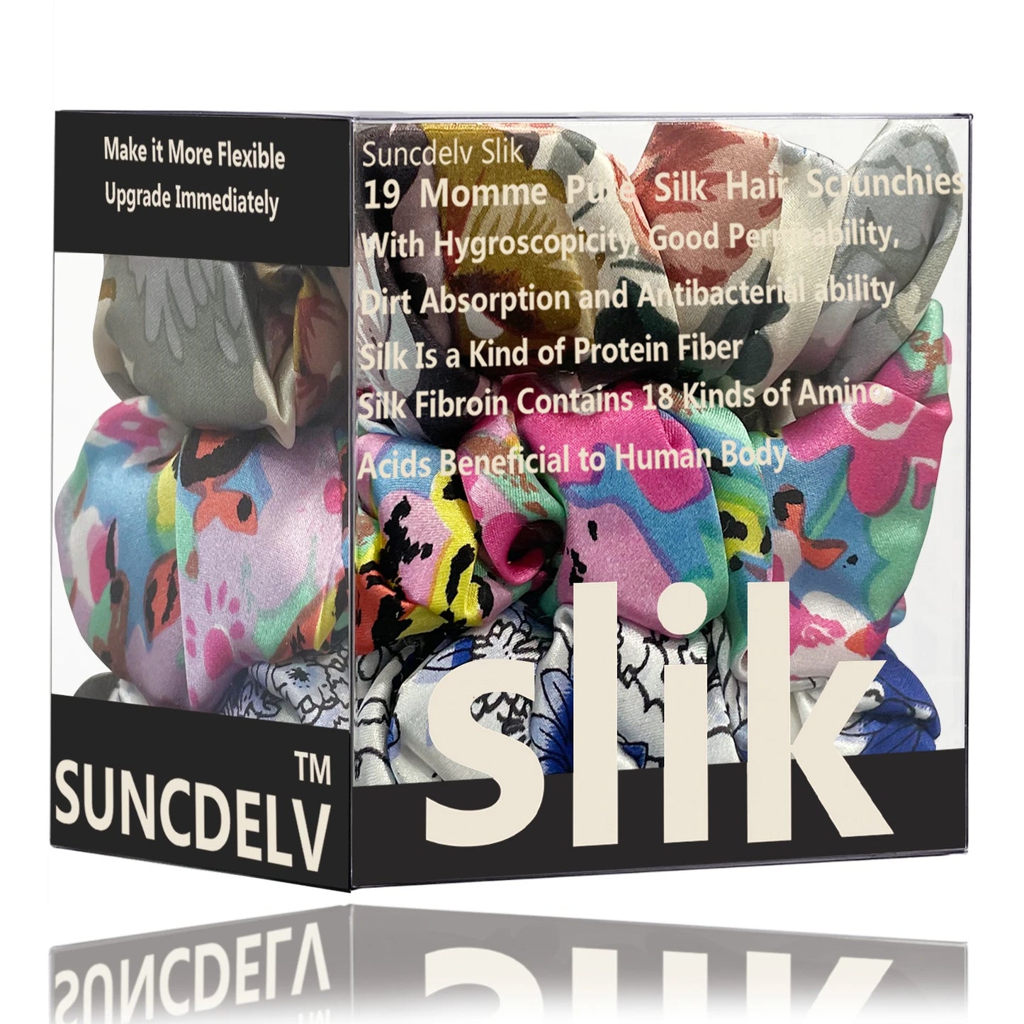 3-Piece Silk Scrunchies – Pure Mulberry Hair Ties