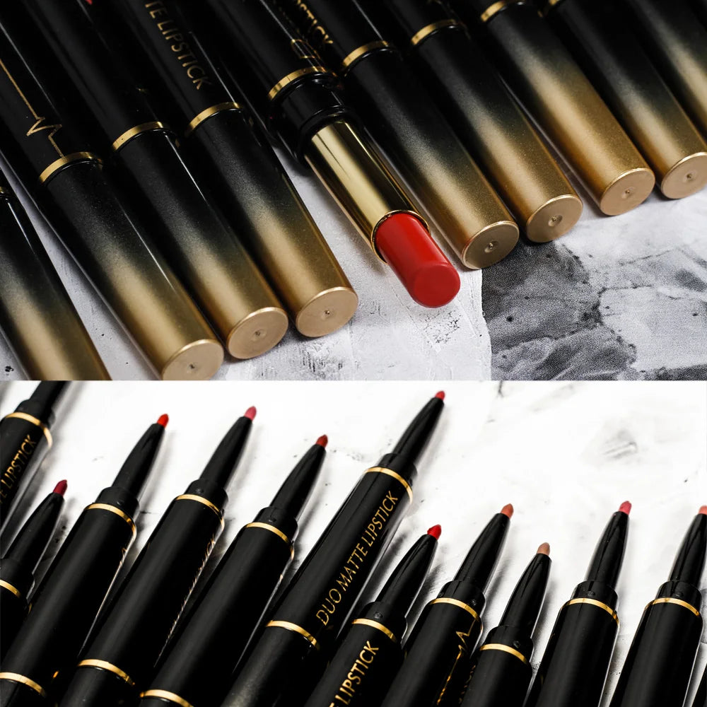 Pudaier 2-in-1 Matte Lipstick & Lip Liner
