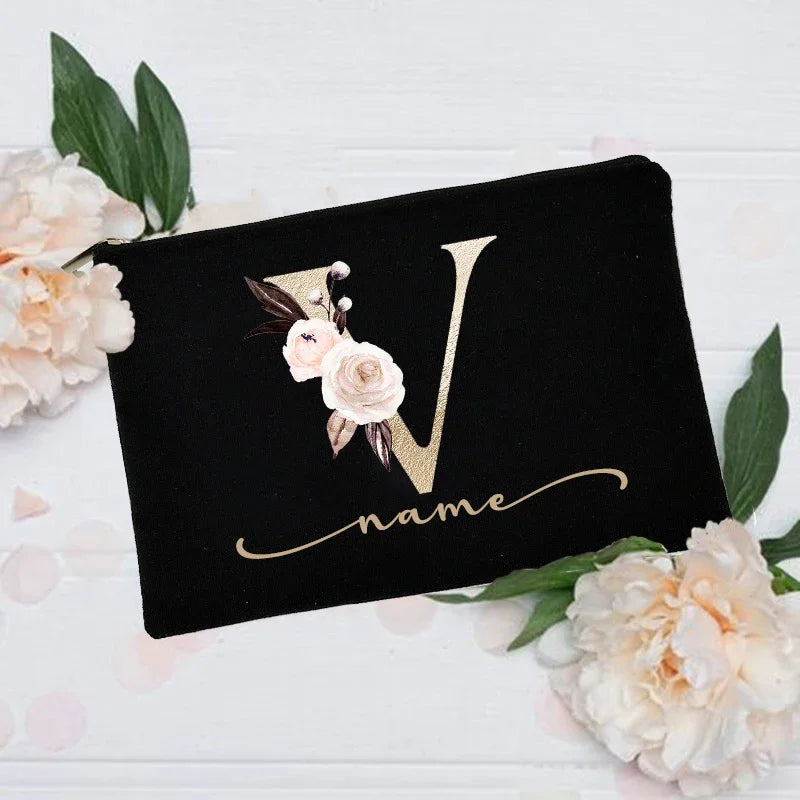 Custom Name Makeup Bag – Personalized Cosmetic Case