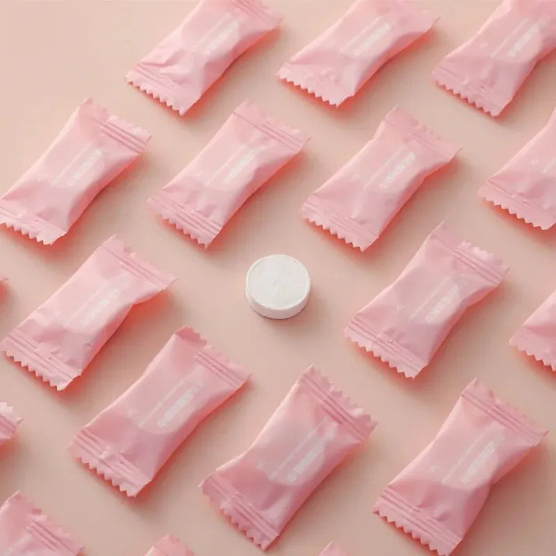 50PCS Compressed Cotton Towels – Travel Disposable Pack