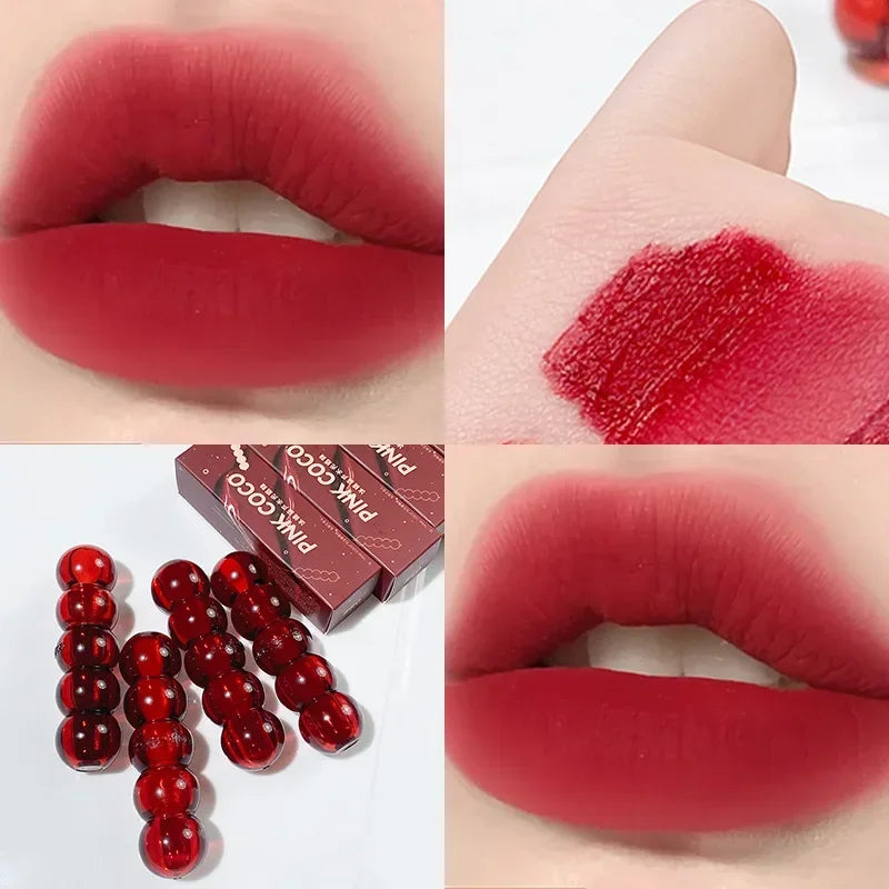 Velvet Matte Lipstick – Long-Lasting Nude & Non-Stick Lip Tint