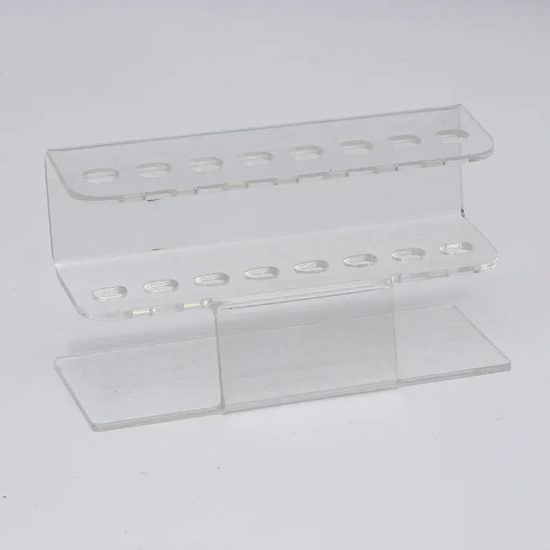 Eyelash Tweezers Storage Holder Stand 8 Holes Convenient Tweezers Stand Shelf Hold Eyelash Extension Tattoo Makeup Tool Acrylic