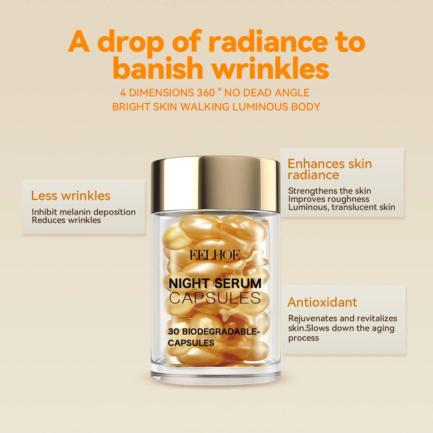 Vitamin C Capsules – Anti-Aging Repair Serum
