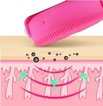 Electric Facial Cleanser – Rechargeable Silicone Pore Cleaner