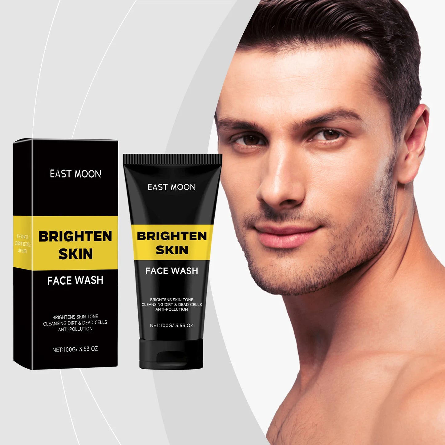 Men’s Facial Cleanser – Oil Control & Brightening Scrub