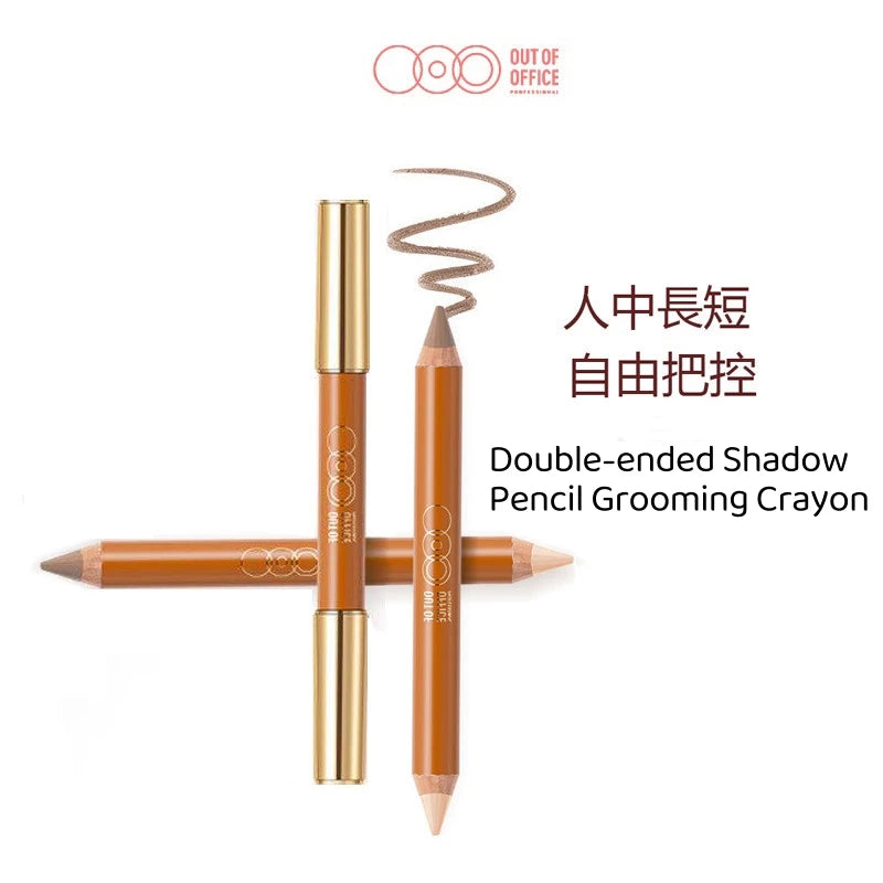 OUTOFOFFICE Shadow Pencil – Dual-Ended Contour & Highlighter Crayon