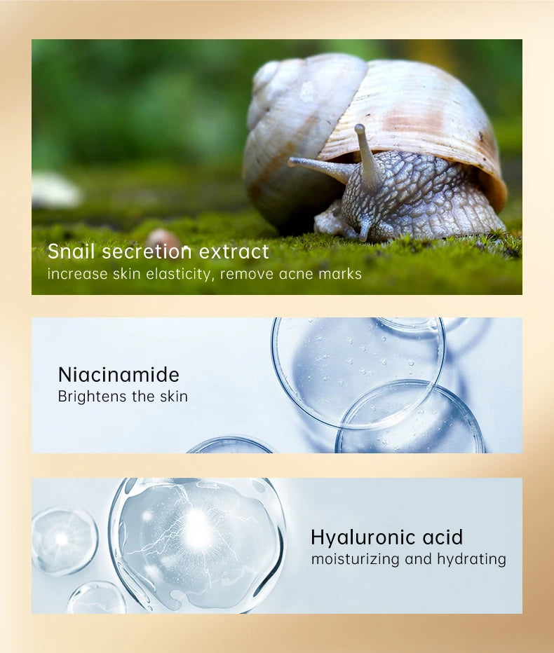 AUQUEST Snail Collagen Face Cream Whitening Moisturizing Anti Aging Facial Cream Skin Care Products