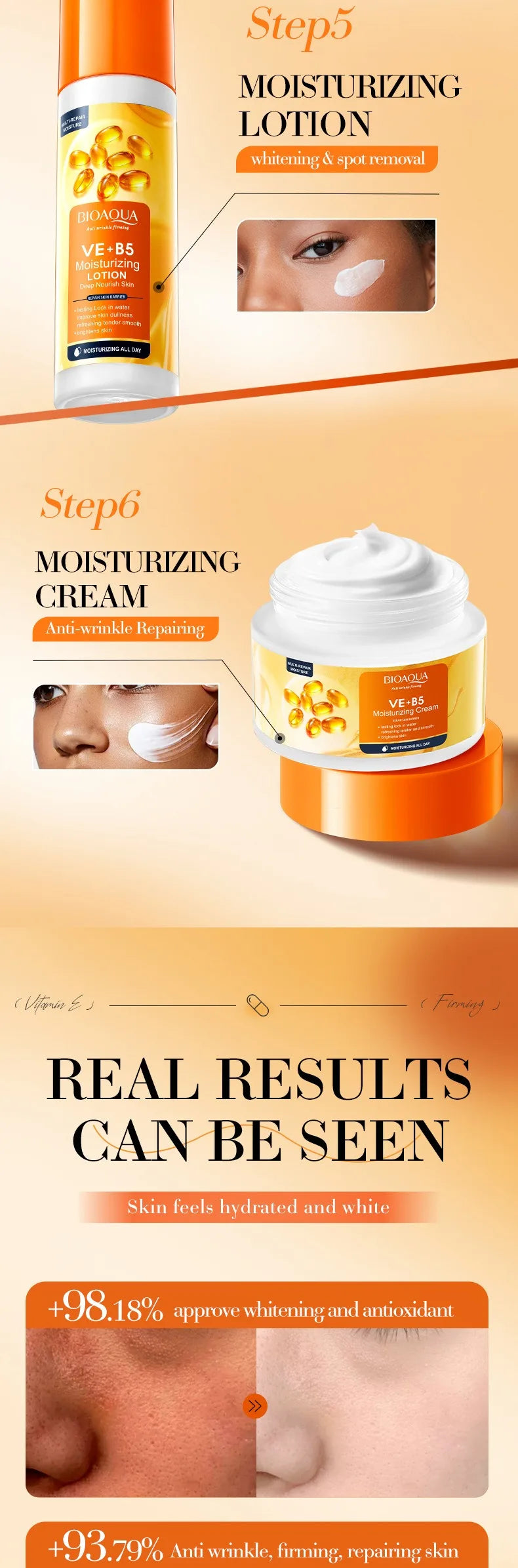 Vitamin EB5 Anti-Wrinkle Skincare Set – Firming & Lifting