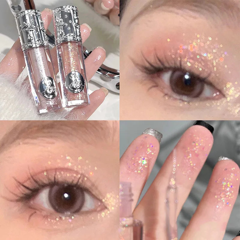 5 Colors Glitter Liquid Eyeshadow – Waterproof Shine