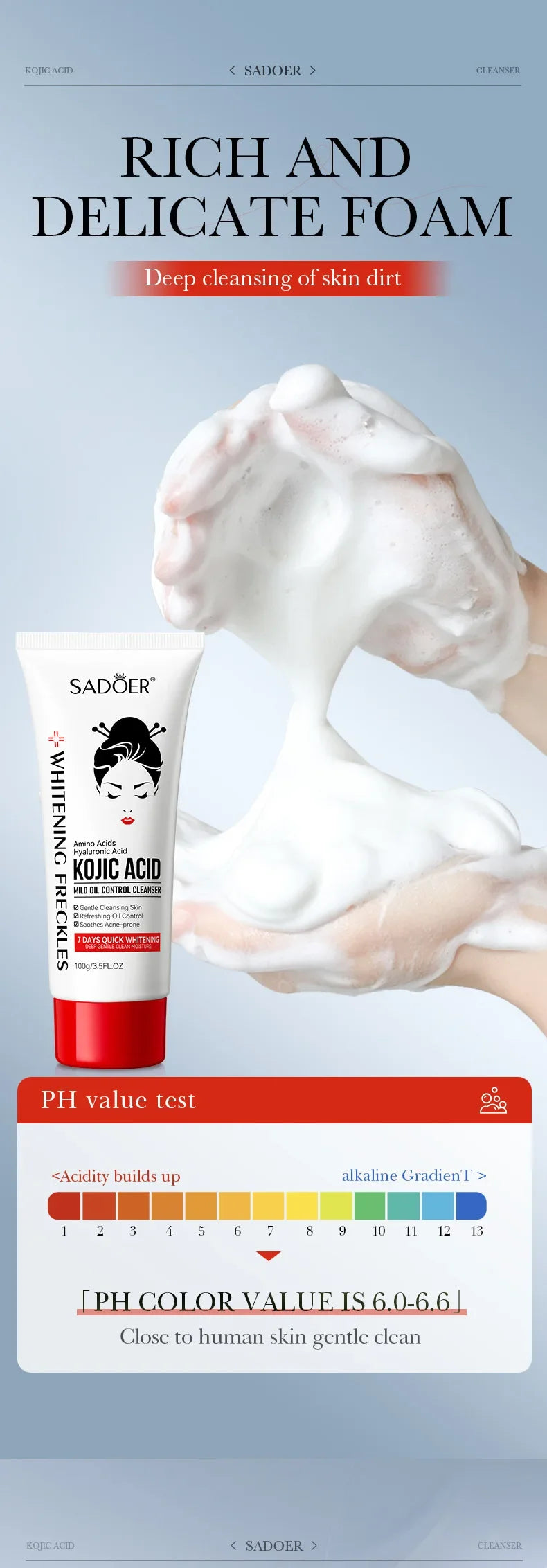 Kojic Acid Facial Wash (100ml)