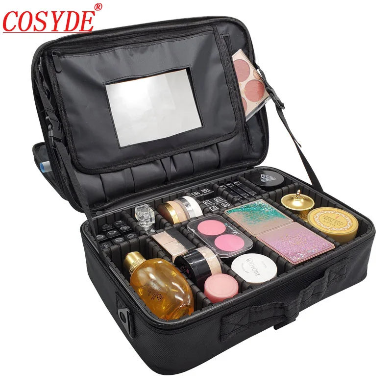 Large Cosmetic Makeup Bag – Travel Storage Case