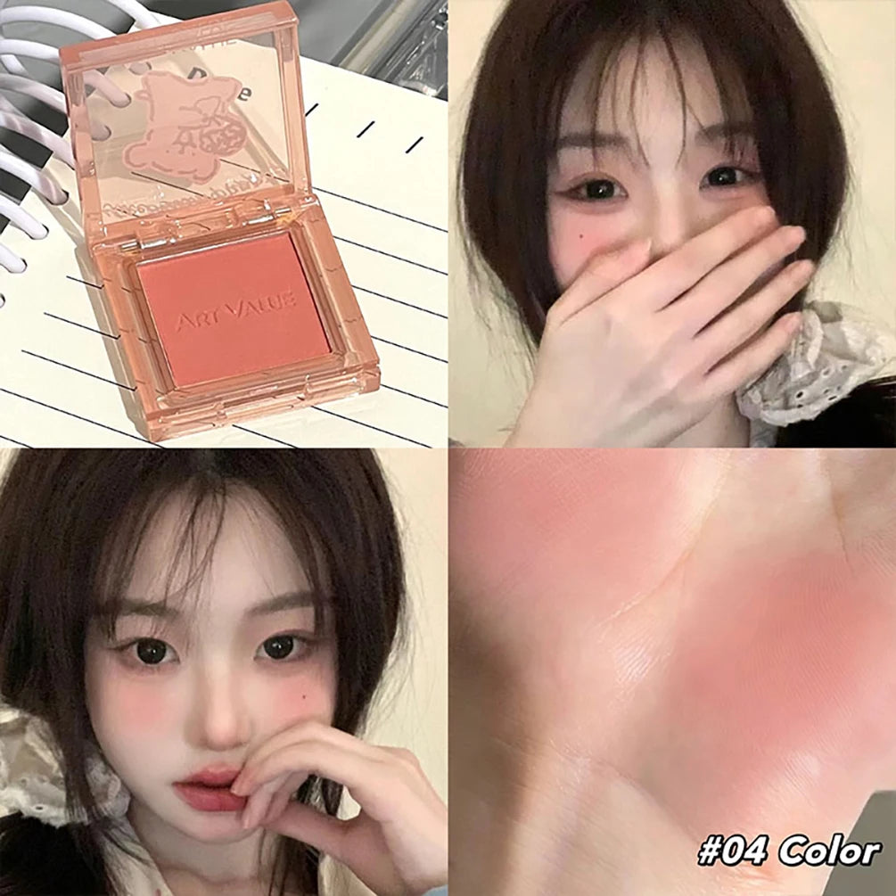 Single Matte Blush Palette – Cheek Contour Rouge Makeup