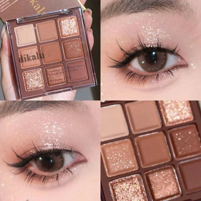 Knitted Eyeshadow Palette – Glitter & Matte