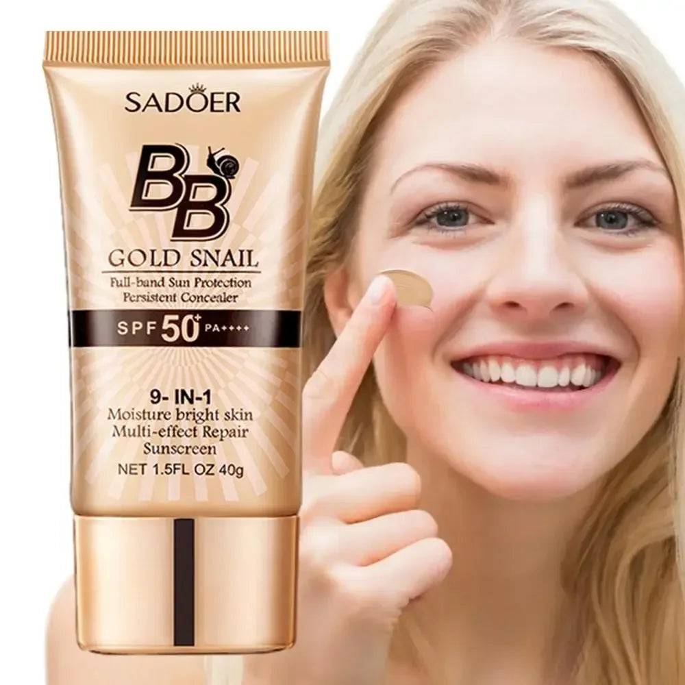 Gold Snail BB Cream SPF50+ – Whitening Sunscreen Foundation