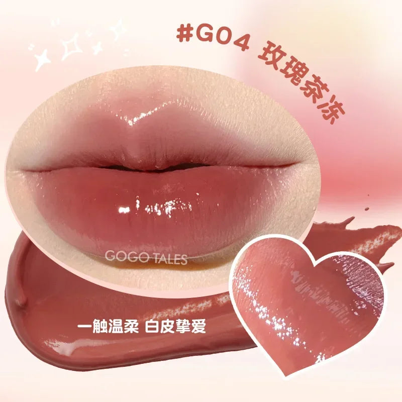 Gogotales Jelly Lip Gloss – Transparent Water Shine